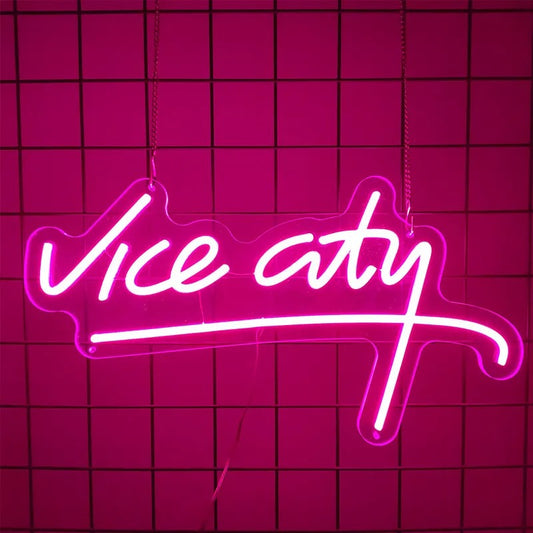 Vice City Neon Sign